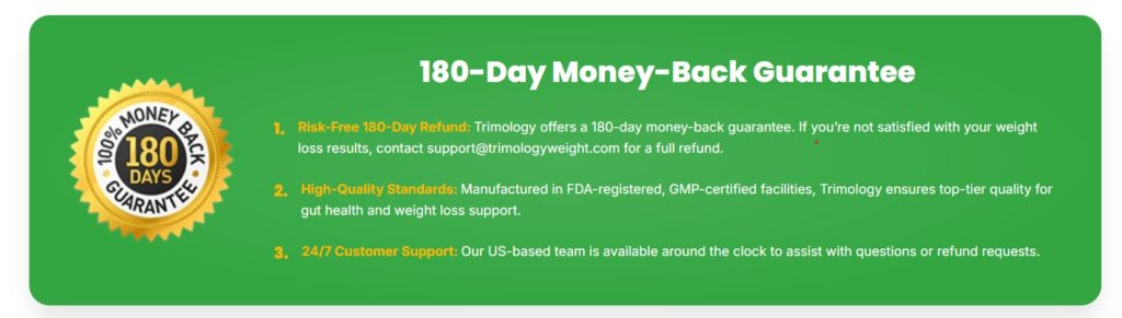Trimology Money Back Guarantee